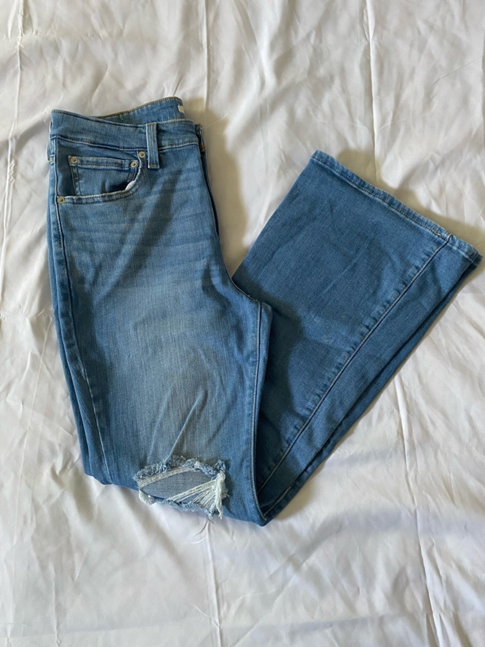 Levi’s 726 Flare Distressed Jeans Size 31
